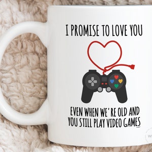 Gamer Gifts, Boyfriend Valentines Day Gift For Him Funny Unique, PC Gamer Boyfriend Gift For Men Video Games Mug Husband BF Vday Cup MVA0008 image 8