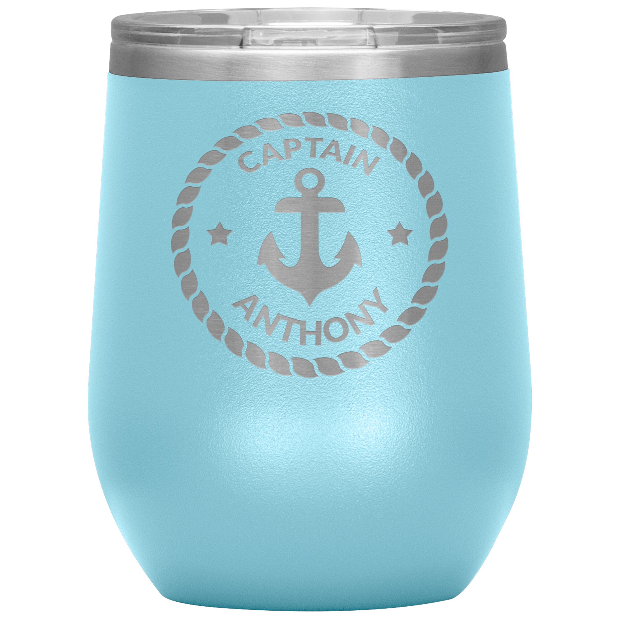 Boat Captain Wine Tumbler Boat Gifts Boating Wine Glass Etsy