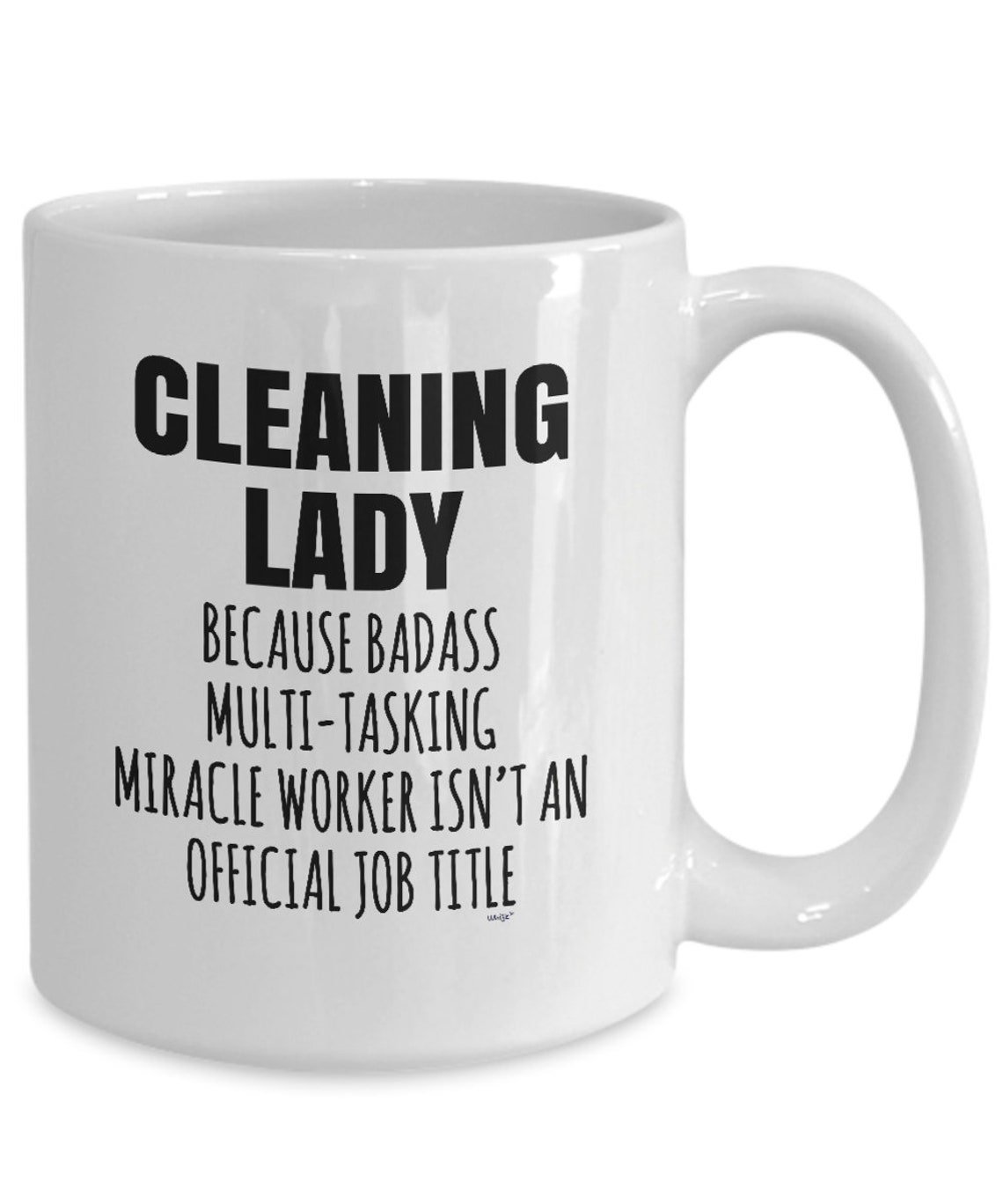 Cleaning Lady Mug Cleaning Lady Gifts Funny Cleaning Lady Etsy