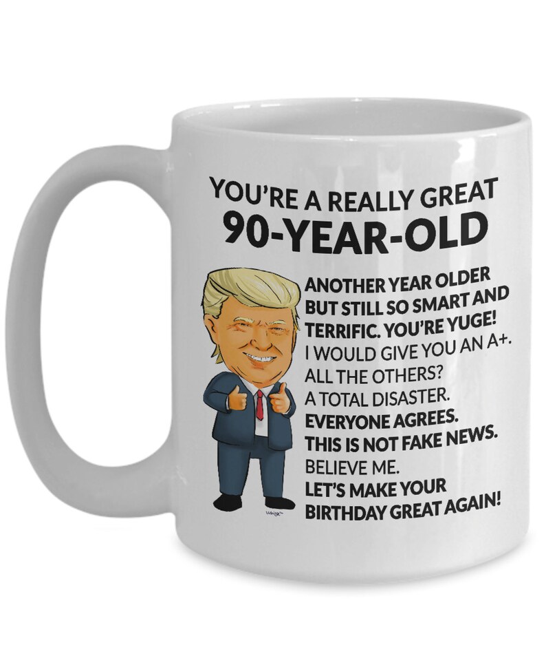 Happy 90th Birthday Gifts For Women Men 90 Yrs Coffee Mug