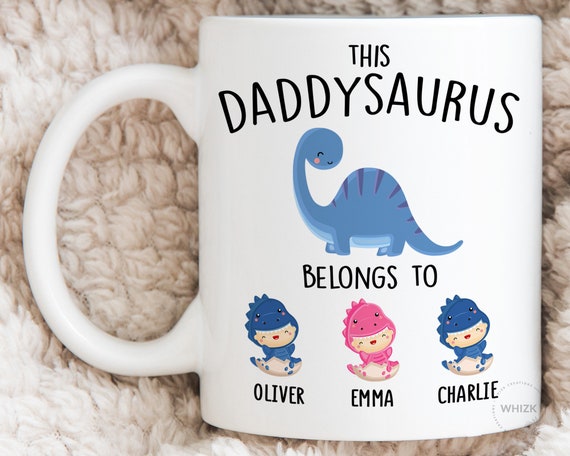 Details about   Fathers Day Gift Dad Personalised Gift Father From Daughter Son Dinosaur Daddy 