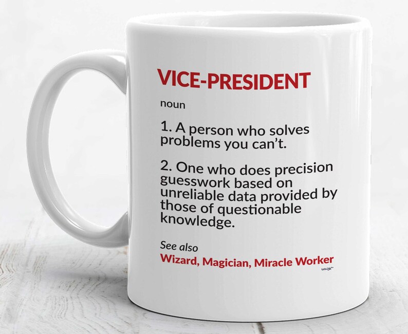 Vice President Gifts For VicePresident Mug For VicePresident Etsy