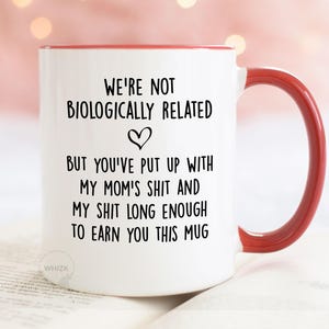 Step Dad Gift For Step Dad Mug, Bonus Dad Step Fathers Day Gift From Daughter Son Kids, Funny Stepdad Birthday Christmas Coffee Cup M575 image 2