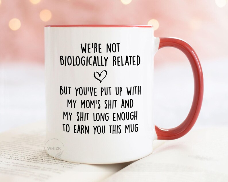 Step Dad Gift For Step Dad Mug, Bonus Dad Step Fathers Day Gift From Daughter Son Kids, Funny Stepdad Birthday Christmas Coffee Cup M575 image 2