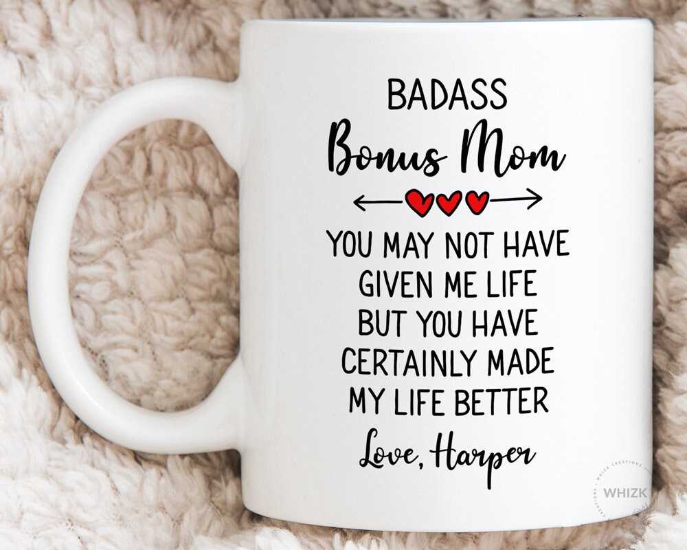 ThisWear Adoptive Mom Gifts for Women Bonus Mom You Are A Special