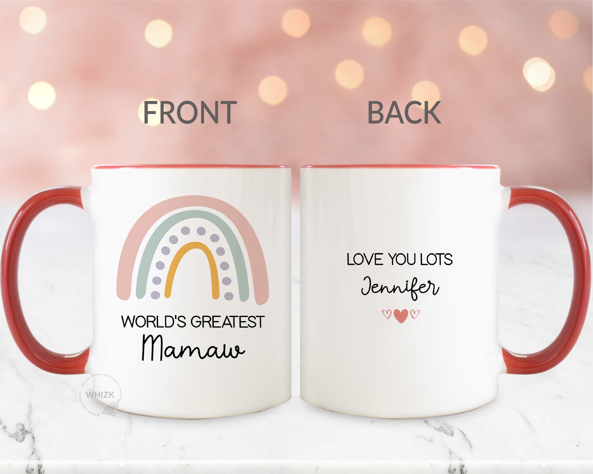 Mamaw Mug, Mamaw Canvas Tote Bag, Mamaw Coffee and Tea Gift - Inspire Uplift