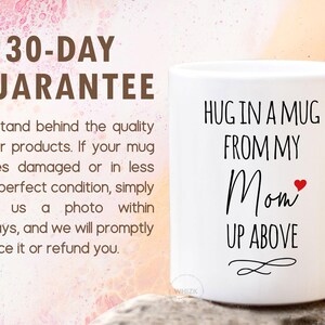 Mom Memorial Gift, Hug In A Mug, Sympathy Gift, Loss of Mother, Condolence Grief Bereavement Gift, In Loving Memory Remembrance Cup M451 image 6