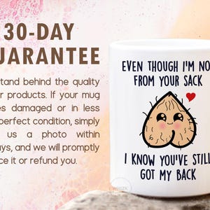 AU Step Dad Gifts From Daughter Son, Fathers Day Stepdad Stepfather Mug, Even Though I'm Not From Your Sack Bonus Christmas Birthday MGA766 image 6