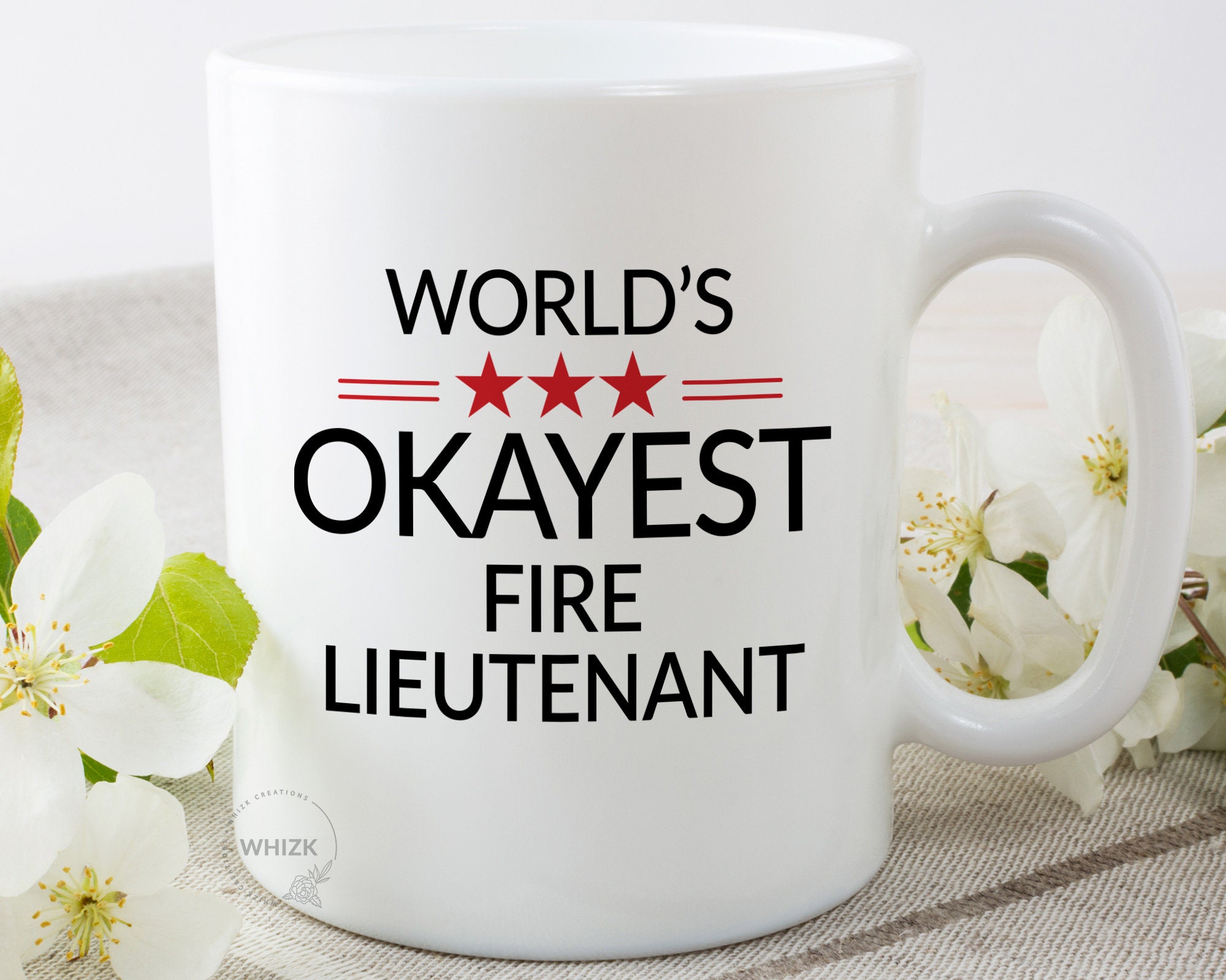 Fire Lieutenant Mug, Fire Lieutenant Gifts, Fire Lieutenant Coffee Mug ...