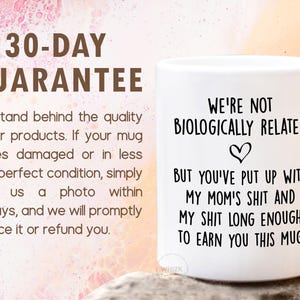 Step Dad Gift For Step Dad Mug, Bonus Dad Step Fathers Day Gift From Daughter Son Kids, Funny Stepdad Birthday Christmas Coffee Cup M575 image 9