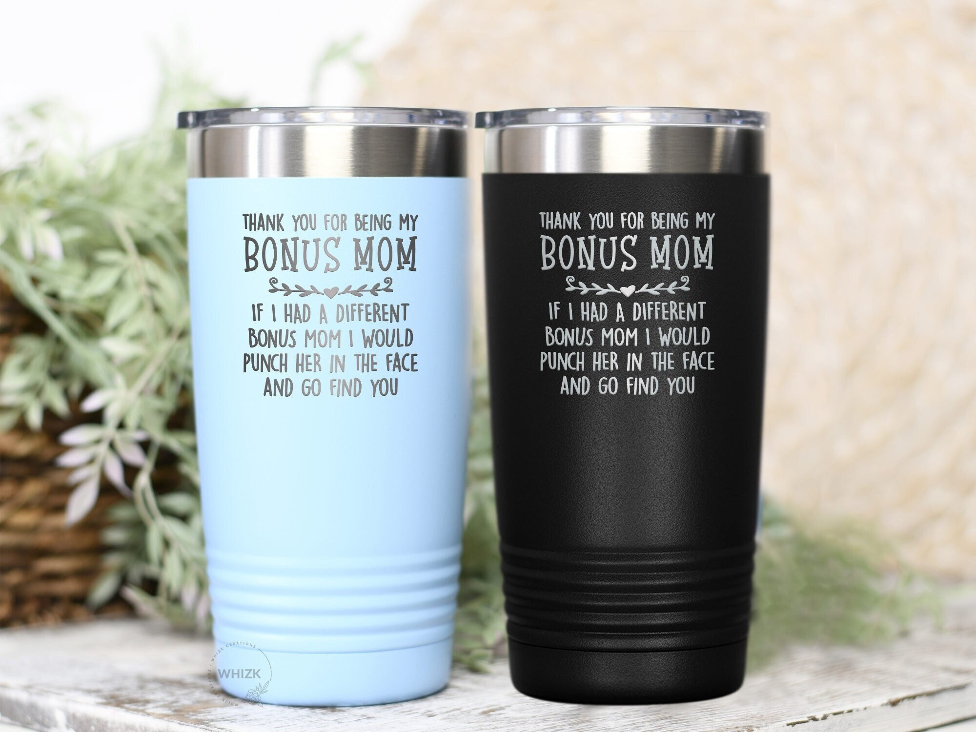 Mothers Day Gifts,20 OZ Insulated Tumbler For Mom From  Daughter Son,Funny Presents for Mother In Law,Birthday Gift For Step  Mom,Bonus Mom,New Mom,Elderly Women,Christmas Valentines Gifts for Mom:  Tumblers & Water