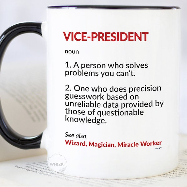 Vice President Gifts For Vice-President Mug For Vice-President Coffee Mug Funny Vice-President Cup VP Gifts VP Coffee Mug Birthday MDF765