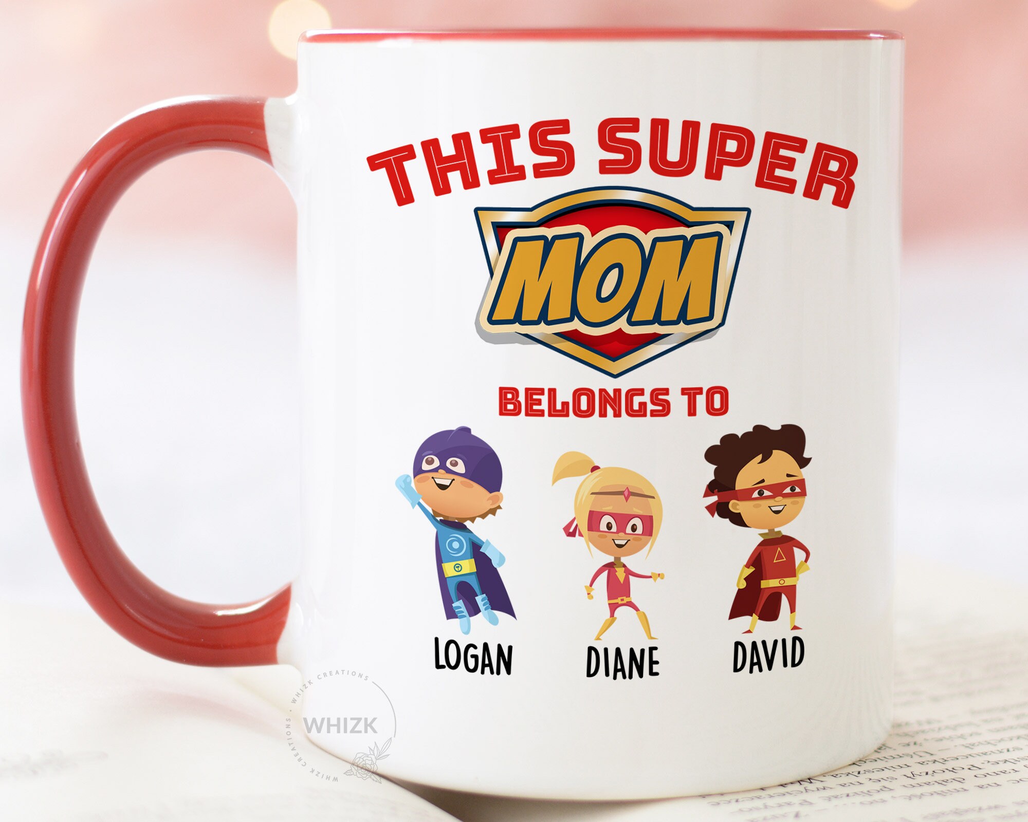 NWT SUPERMOM Mug & Reading Socks Set  Reading socks, Super mom, Gold  branding