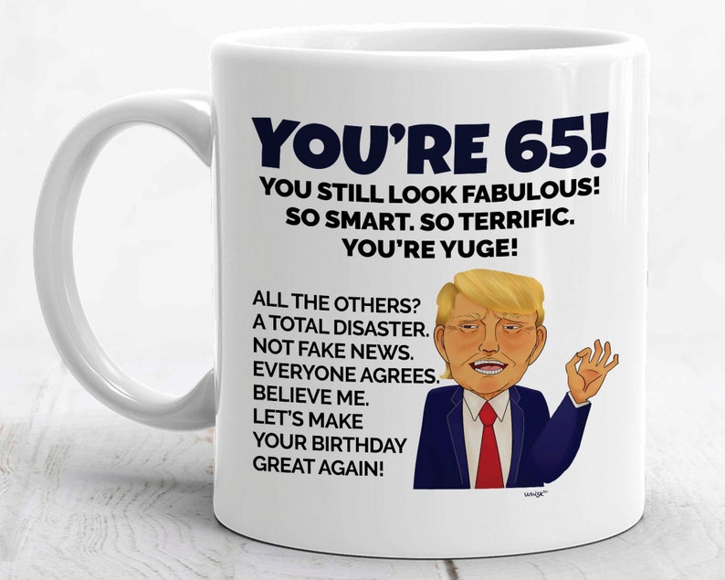 65th Birthday Mug 65 Year Old Birthday Gifts For Men Women ...