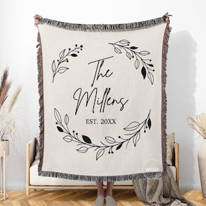 Blanket with last name hotsell