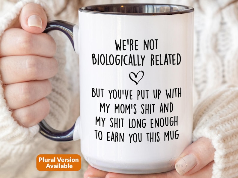 Step Dad Gift For Step Dad Mug, Bonus Dad Step Fathers Day Gift From Daughter Son Kids, Funny Stepdad Birthday Christmas Coffee Cup M575 image 1