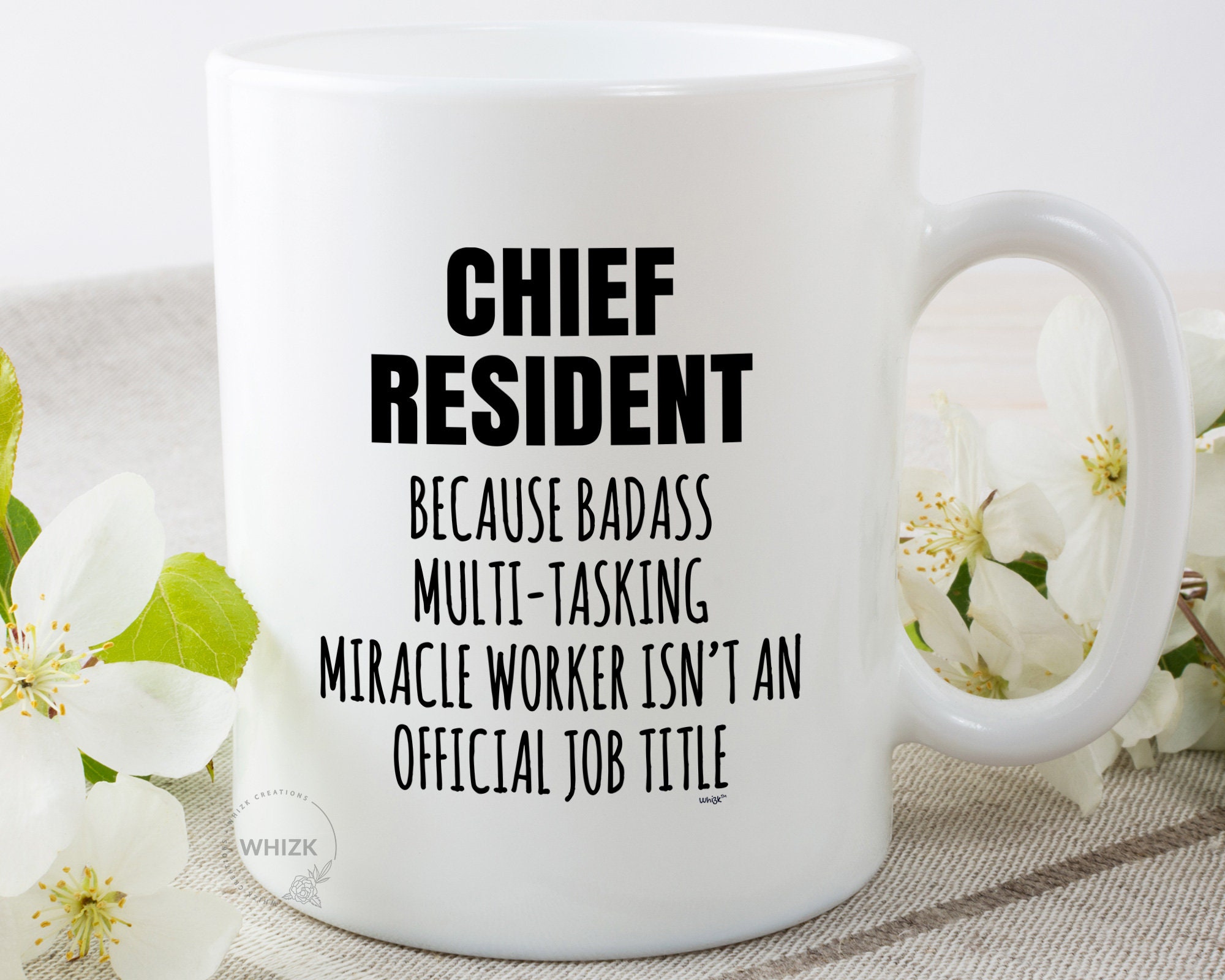 Chief Resident Gifts for Chief Resident Mug for Chief Resident Etsy