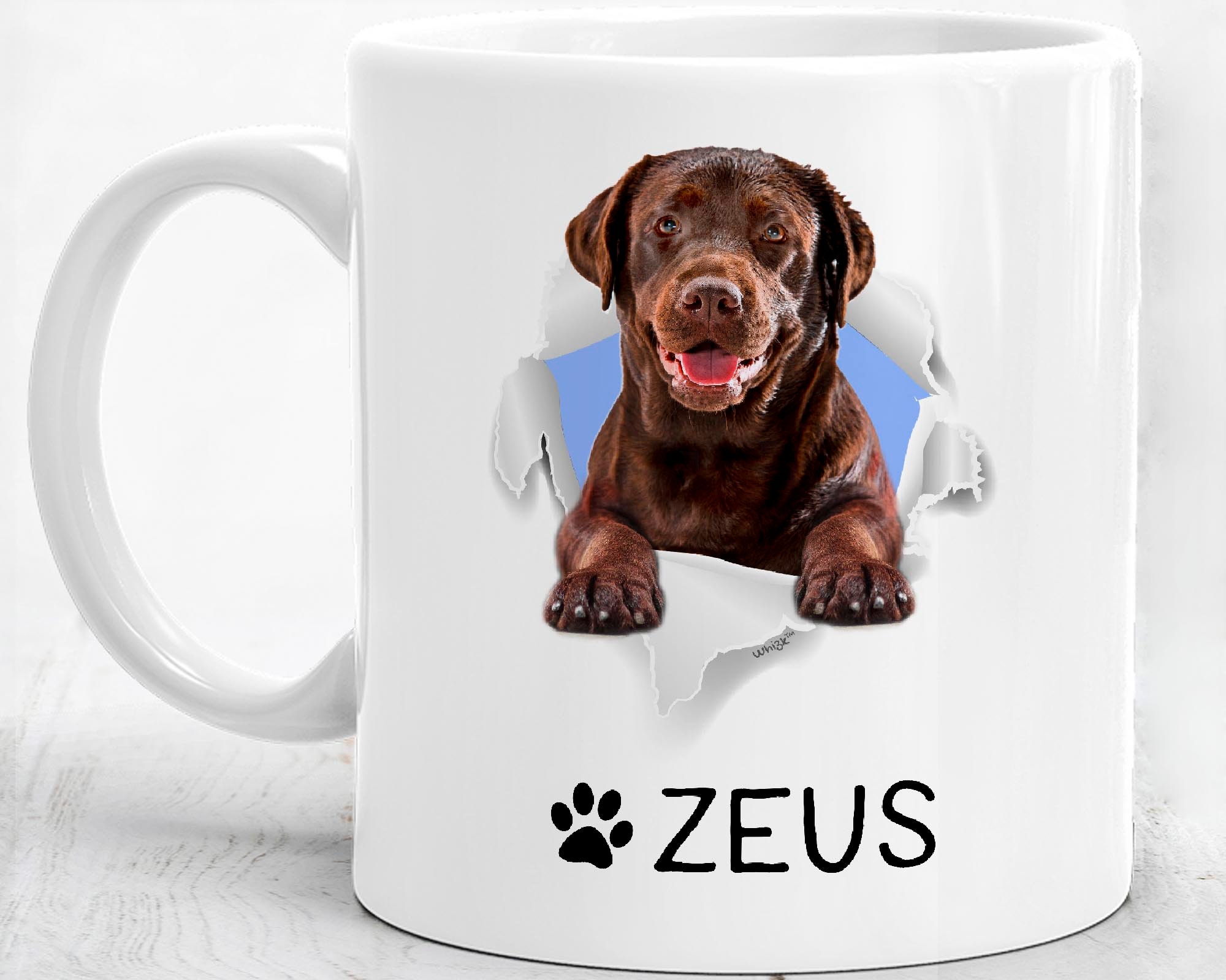 Yellow Labrador Puppy Coffee/Tea Mug Christmas Stocking Filler Gift Id AD-L70MG 