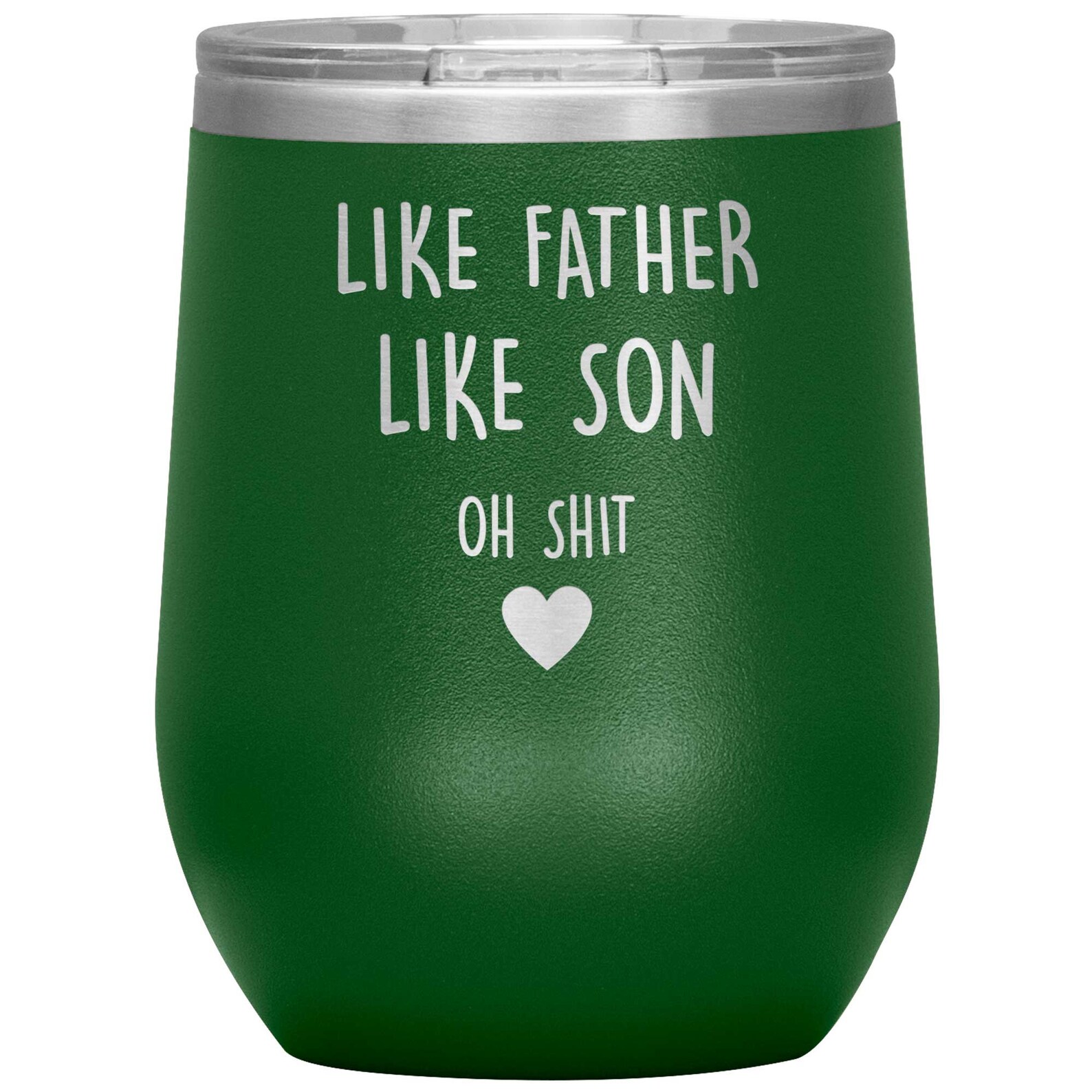 Dad Tumbler Like Father Like Son Gifts for Dad Fathers Day Etsy