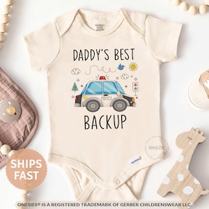 Police Baby Onesies® Bodysuit, New Police Dad Fathers Day Gift From Baby Girl Boy, Police Baby Clothes, Police Car Newborn Baby Shower P594