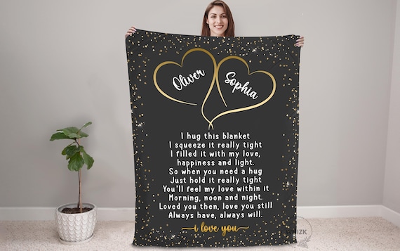  Anniversary Throw Gifts for Him, Gifts for Boyfriend Husband,  Husband Boyfriend Gifts Blanket 50X60, Christmas/Valentine's Day Gifts  for Him, Boyfriend Birthday Gift Ideas, I Love You Gifts for Him : Home