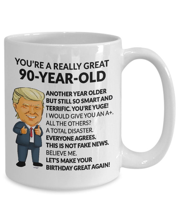90th birthday gift mug happy 90 present idea men women ladies mum dad him her 