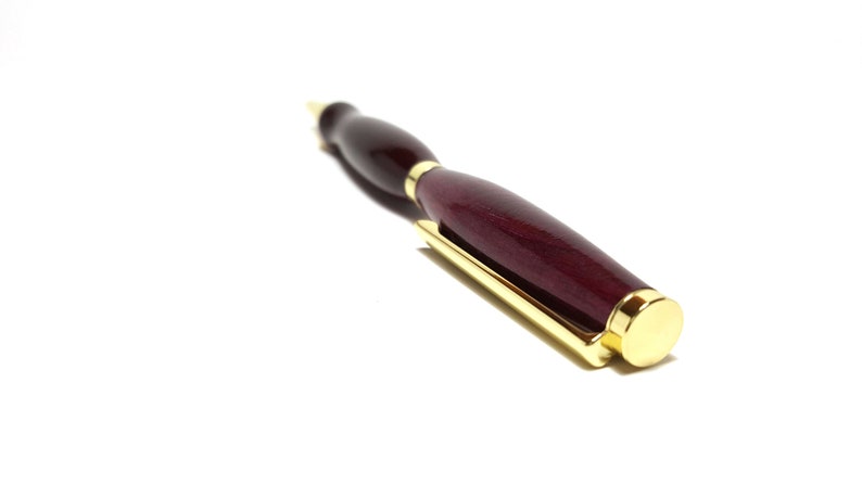Handcrafted Purpleheart Pen and Letter Opener Set This fine writing instrument would make a great gift for an executive or office staff