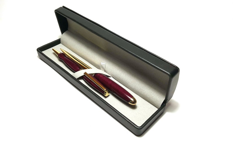 Handcrafted Purpleheart Pen and Letter Opener Set This fine writing instrument would make a great gift for an executive or office staff