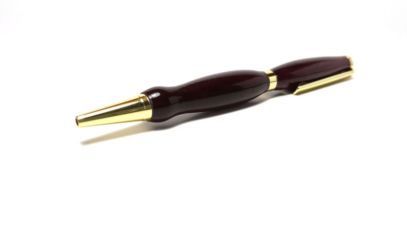 Handcrafted Purpleheart Pen and Letter Opener Set This fine writing instrument would make a great gift for an executive or office staff