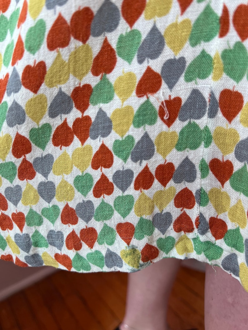 1930s 1940s Ann Sutton Novelty Print Rainbow Dress - Etsy