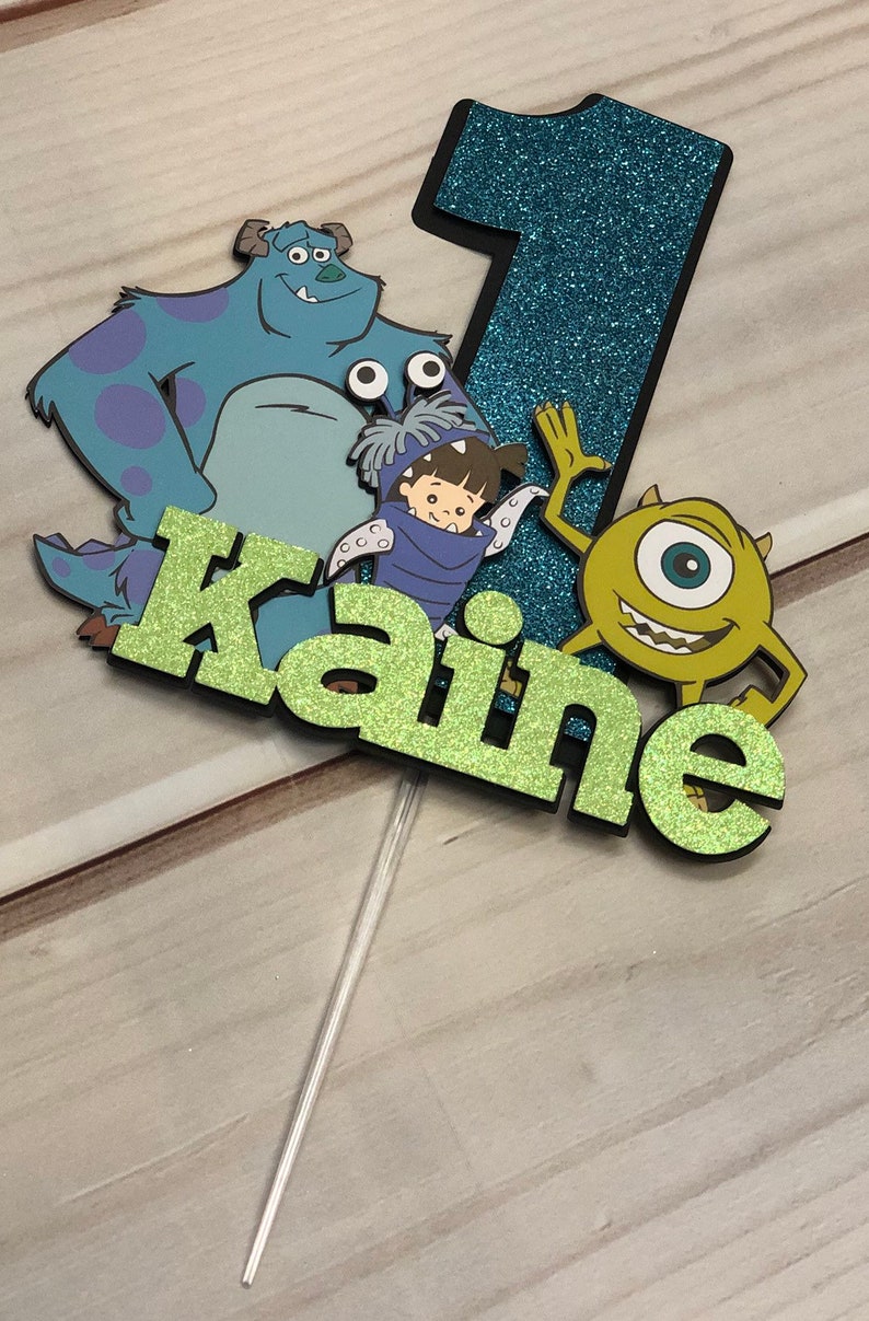 Monsters Inc Monsters Inc cake topper Monsters Inc smash