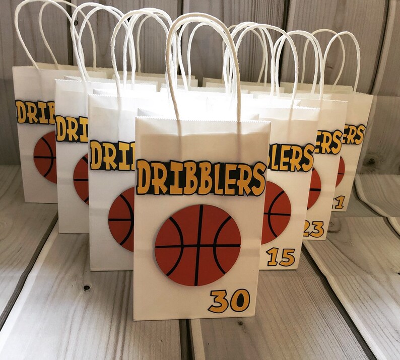 Basketball bags basketball treat bags basketball favors Etsy