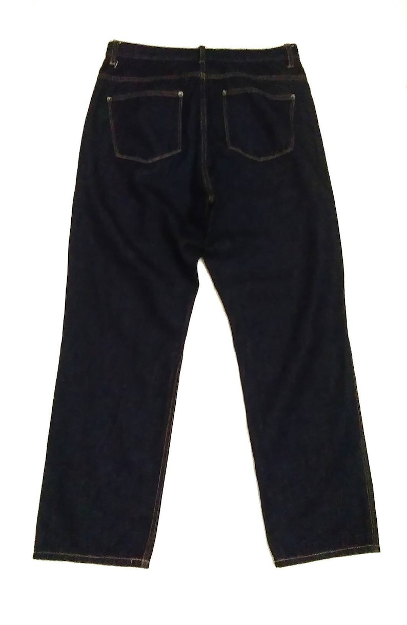 Browny Japanese Brand Dark Blue Indigo Denim Jeans Waist 32Japanese Brand Denim Jeans