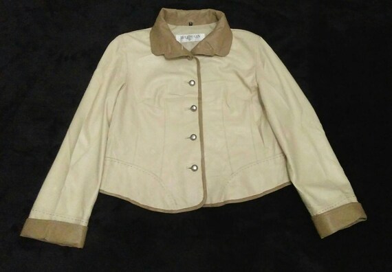 Vintage Balmain Paris Women Leather Jackets Coats