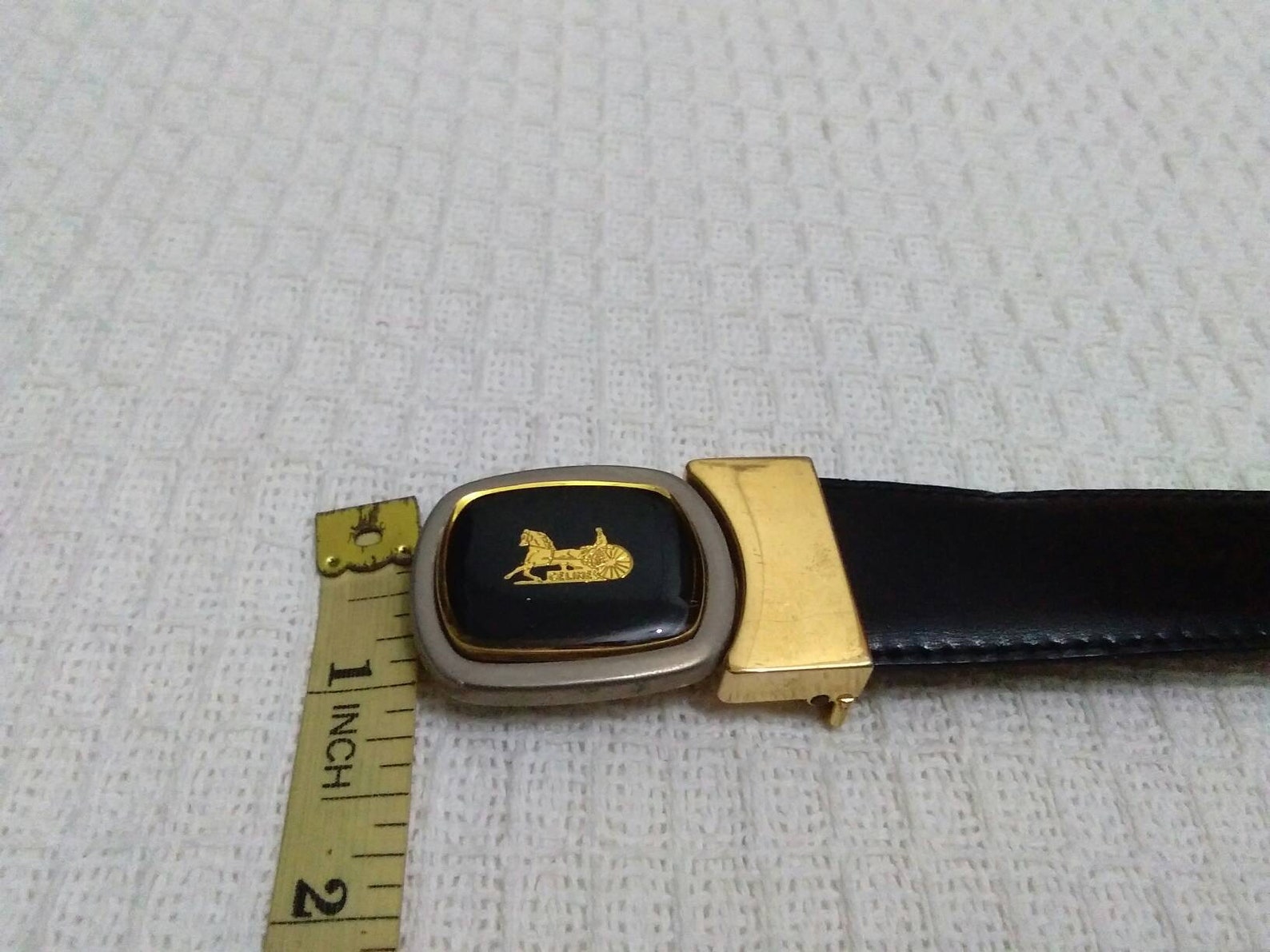 Authentic Celine Paris Mens Leather Belt Made in Italy Size Etsy