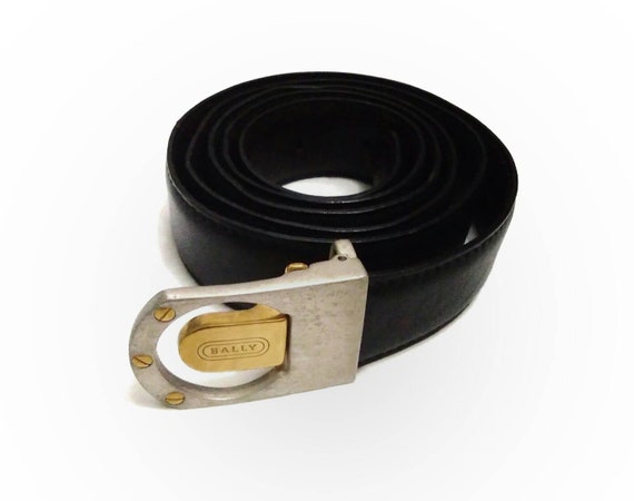 Authentic Bally Mens Leather Belt Made in Italy Si