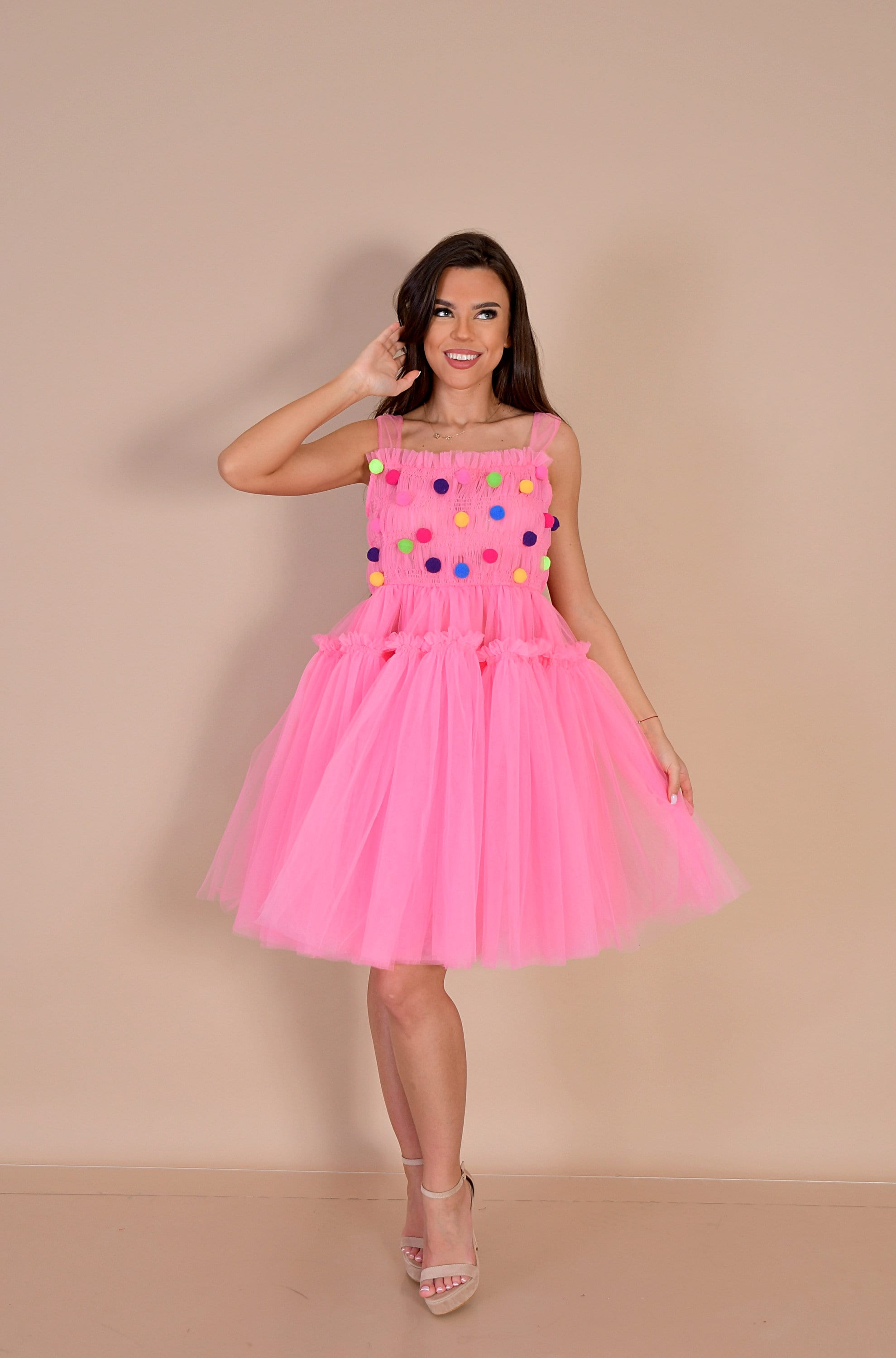 pink tulle dress villanelle 9 Villanelle dress ideas