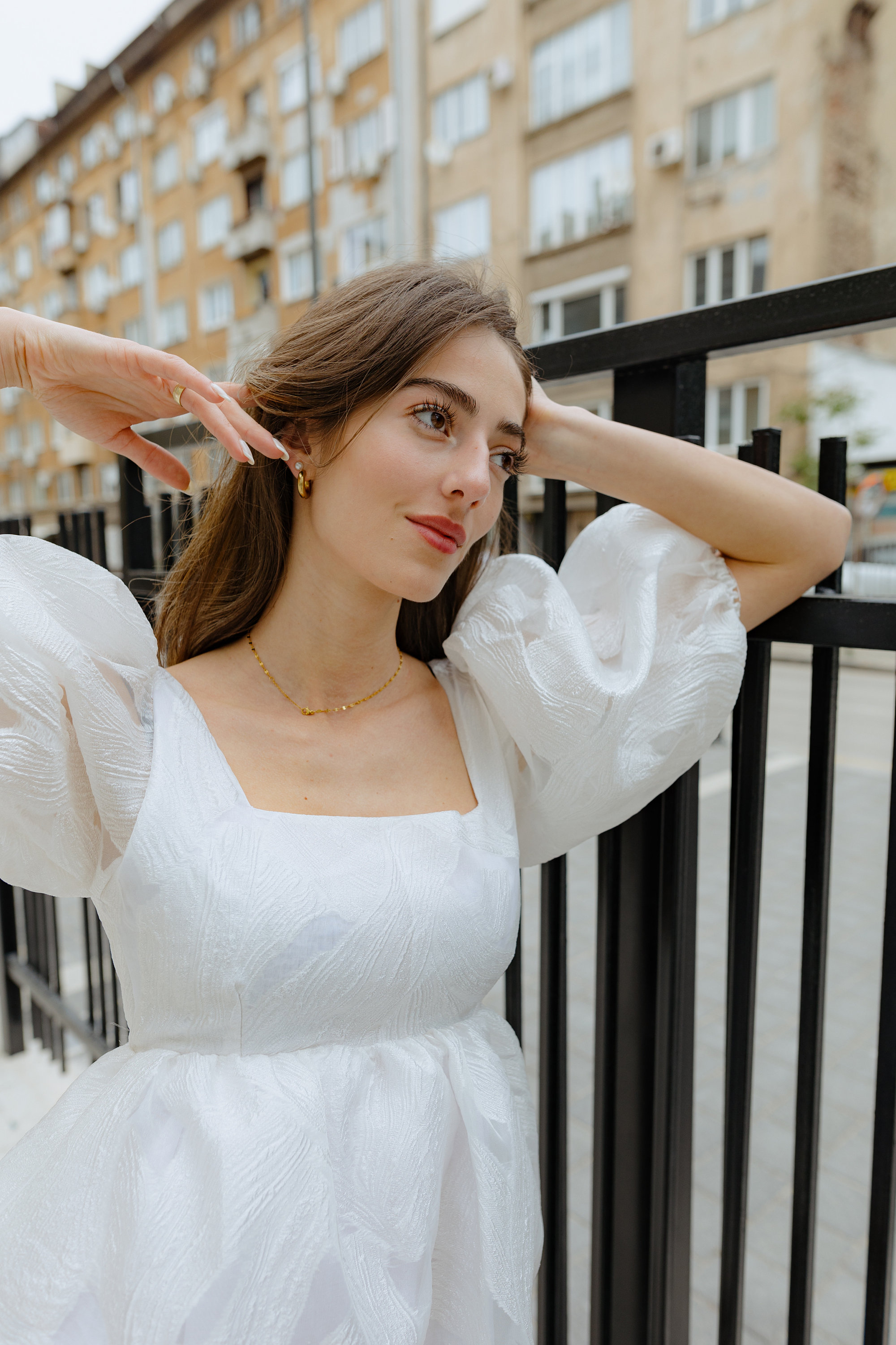 Short sleeve embroidered dress best sale