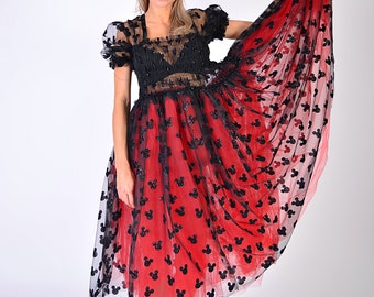 sheer dress with sleeves Long Sheer Sleeve Midi Dress powder / EU34