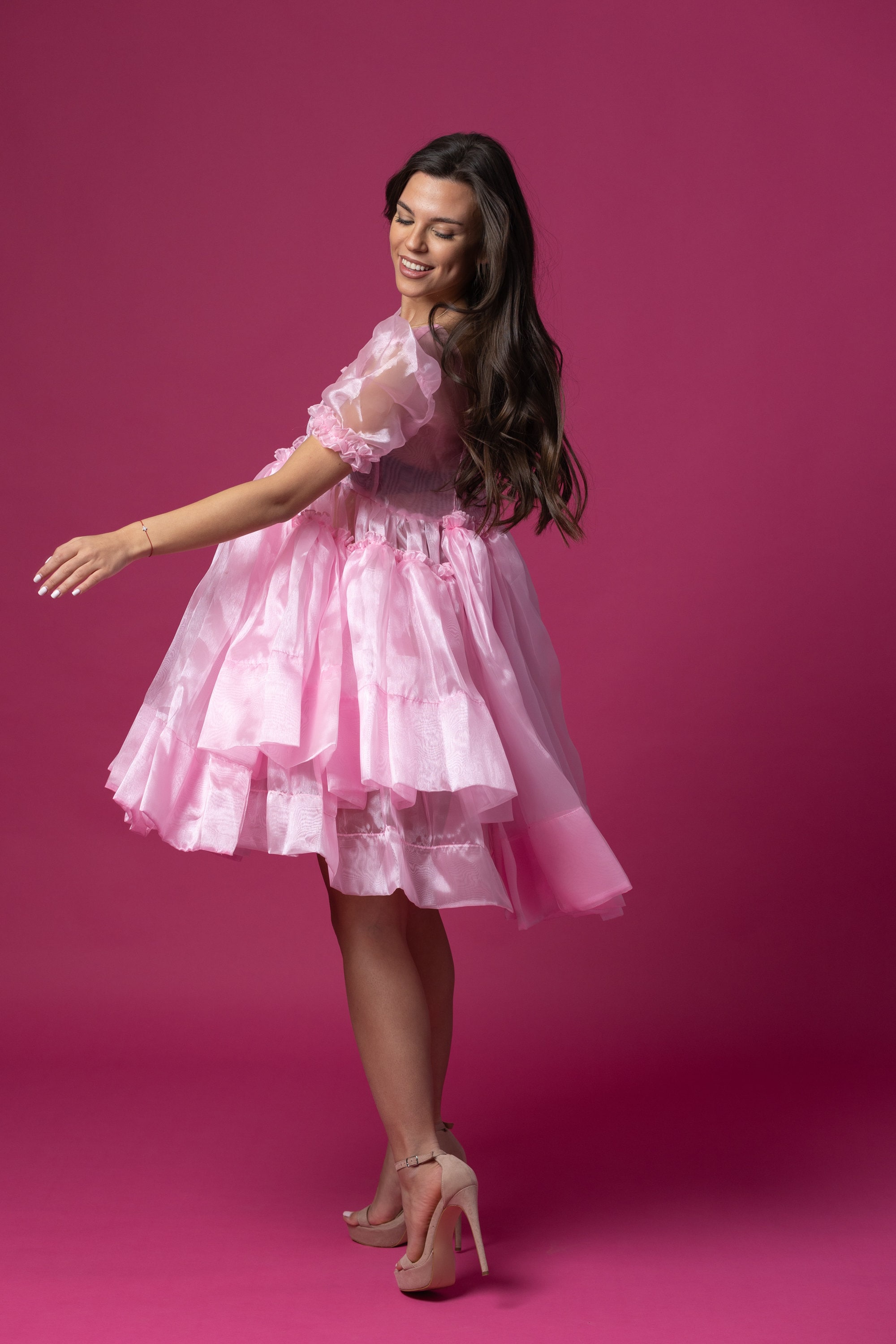 パーティードレス Cutout Cotton Organza Dress Cut-Out Organza Dress – The Art of Creating