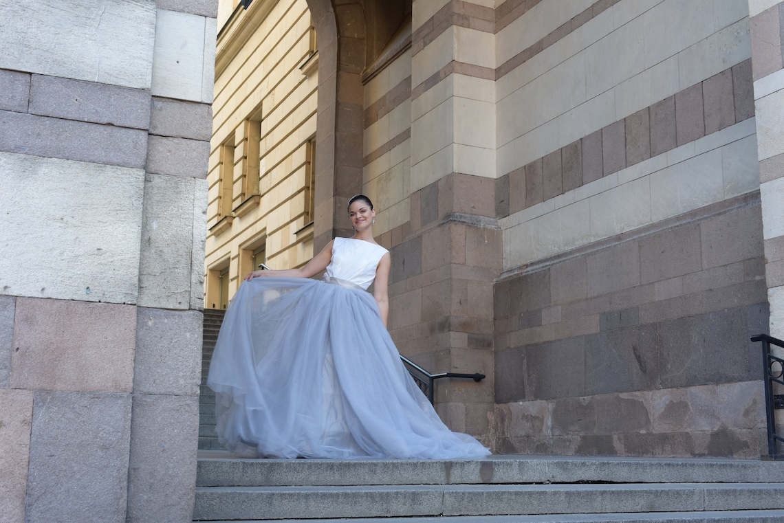 The Gray Tulle Festival Skirt