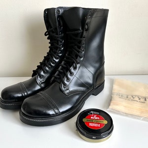 HH (double-h) USA Corcoran Paratrooper Leather Jump Boots Size