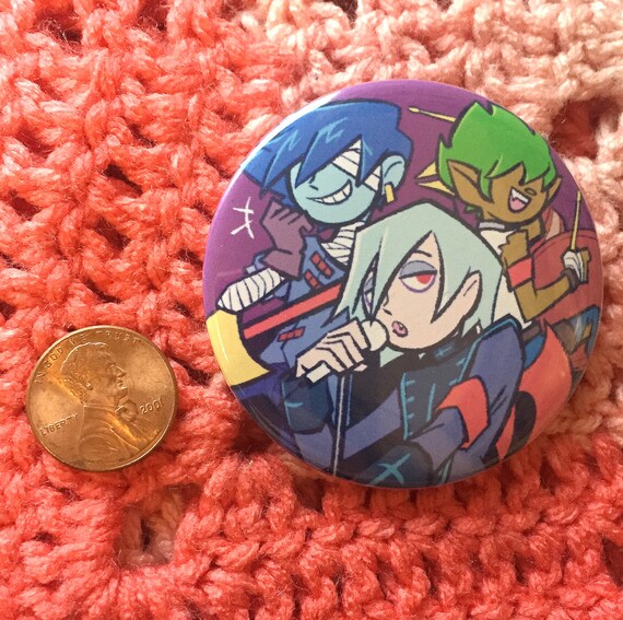 Pop'n Music Deuil (smile, Yuli, Ash) Band 2.25 Inch Button - Etsy