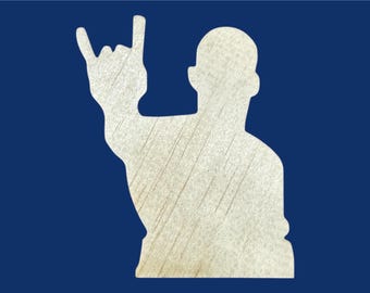 Phi Beta Sigma Man Wooden Cutouts