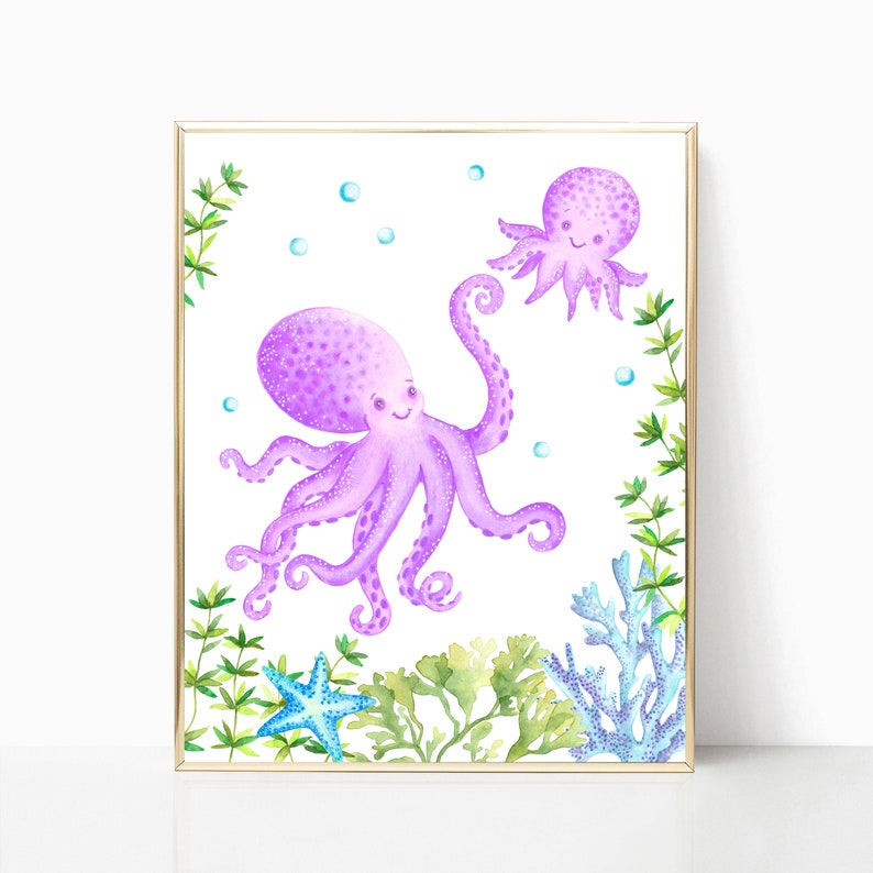 Nursery Decor Under The Sea Ocean nursery decor Boy Room Etsy