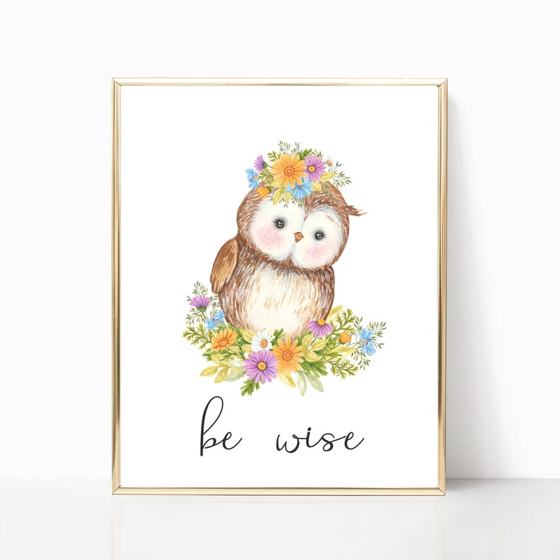 Boho Woodland Animals Nursery Decor Baby Shower Theme Etsy