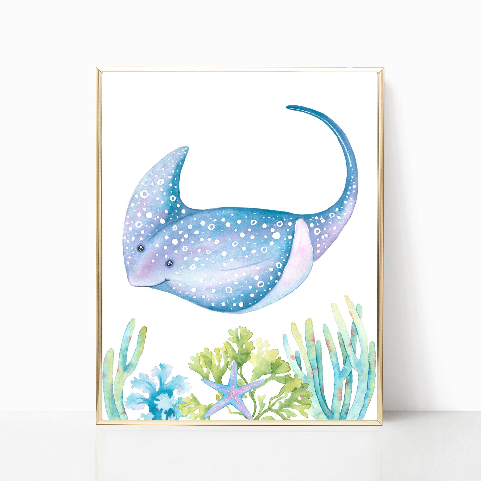Ocean Animals Wall Art Ocean themed nursery Under the Sea Etsy