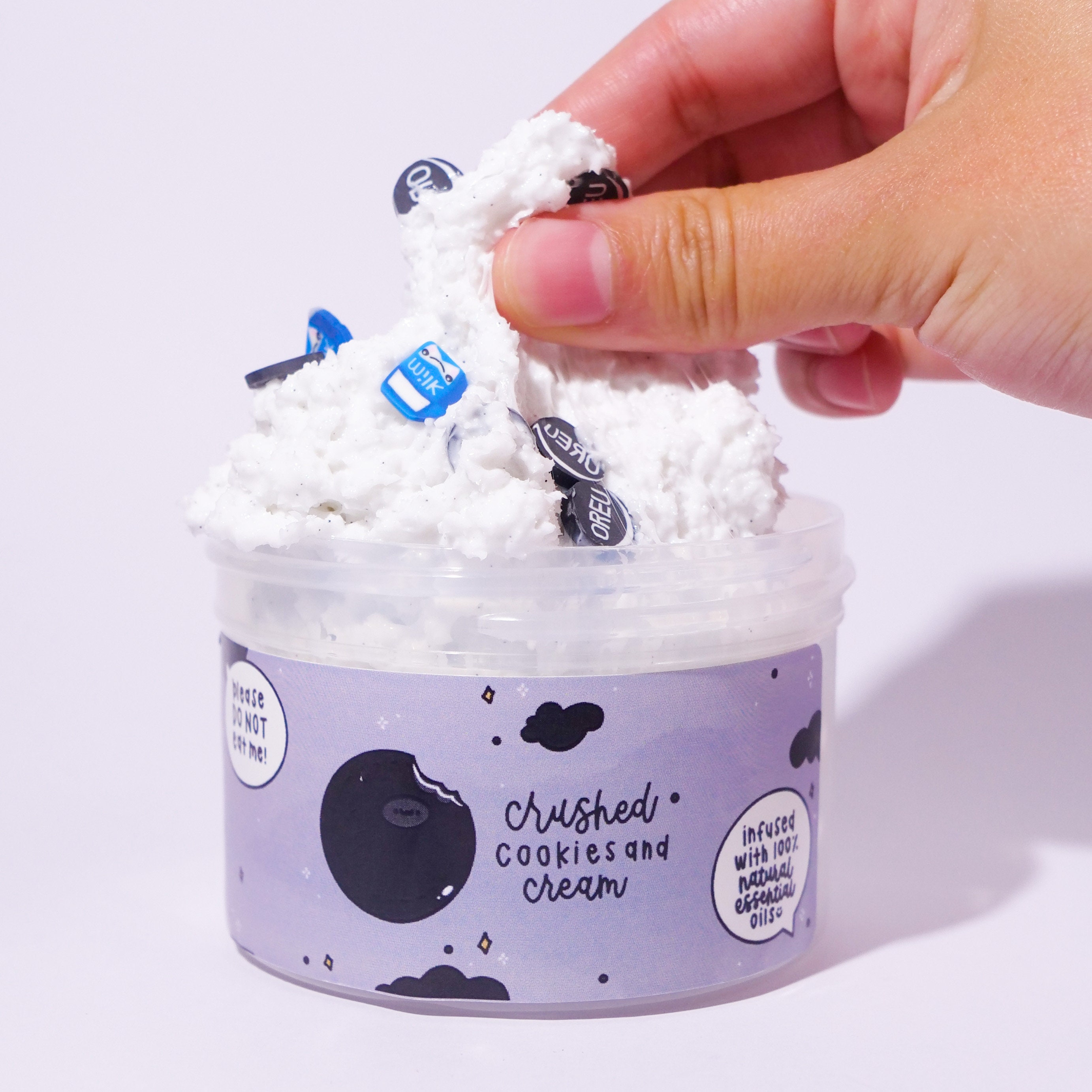 Crushed Cookies and Cream // Snowfizz Slime // Sonria Slime Etsy UK