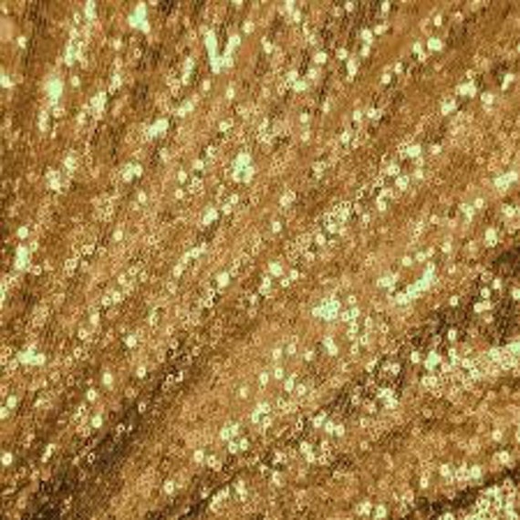 gold Sequin Fabric, Sequins Fabric for Dress, Full Sequin on Mesh Fabric,  gold Sequins Fabric by the Yard