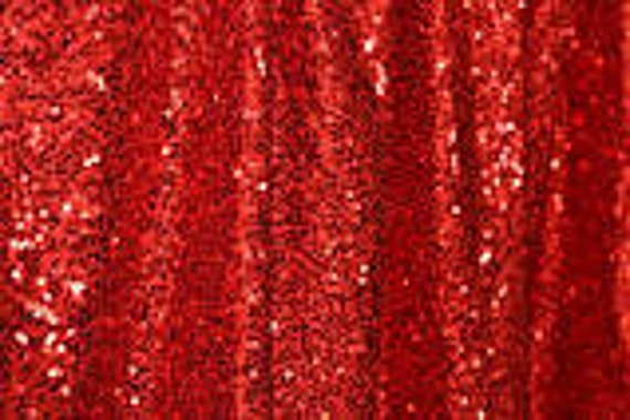 red Sequin Fabric, Sequins Fabric for Dress, Full Sequin on Mesh Fabric,  red Sequins Fabric by the Yard